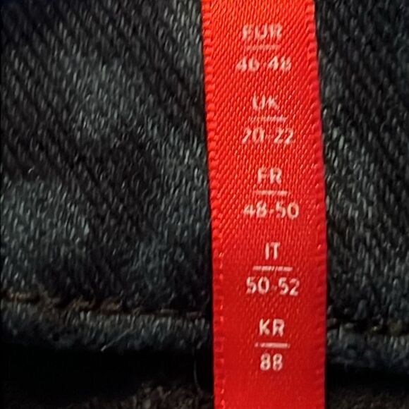 Spanx blue leopard pull on jeans - Picture 7 of 10